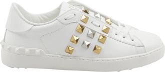 Valentino Rockstud Untitled Sneakers - Heren - Sneakers - Wit - 46 EU - Leer - Schoenen