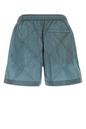 Bottega Veneta Quilted Nylon Swimming Shorts - Blue