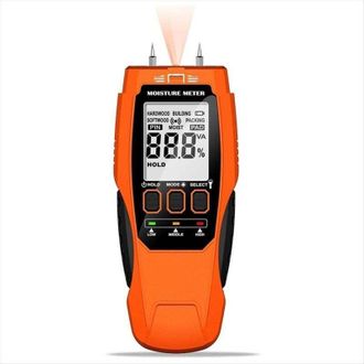 OEM Medidor De Humedad 2 En 1 Para Autodiagn&oacute;stico De Moho, Detector De Fugas De Agua, Sensor De Humedad Para Le&ntilde;a Y Detector De Paneles De Yeso - Crezuo