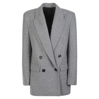 Pinko Blazers, female, Gray, XS, Amora Jacket