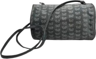 Bottega Veneta Pre-owned Leren Crossbodytas - Dames - Vintage Schoudertas - Grijs - ONE Size - Leer - Vintage