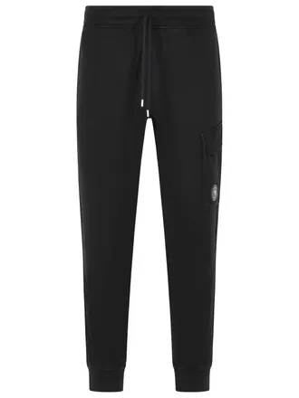C.P. Company Cargo Jogger schwarze Baumwollhose