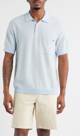 Dickies Rocky Textured Cotton Polo in Whitecap Gray at Nordstrom, Size Xx-Large