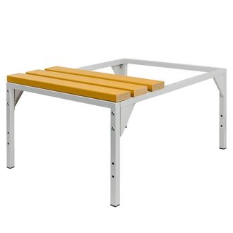 OEM Base Con Banco In Wpc Per Armadio Ohs Mega-m J-60 L-60 Cm P-80 Cm H-43 Cm Avvitato N