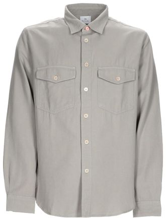 Paul Smith Grey Regular Solid Shirt