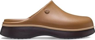 Crocs Dylan Notched Clog Sandalen f&uuml;r Damen | braun