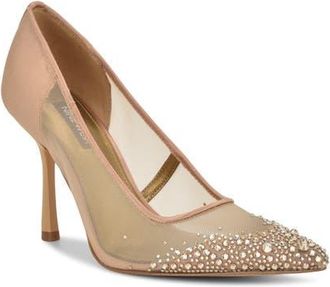 Nine West Jamiey Pointed Toe Pump in Ivory at Nordstrom, Size 10.5