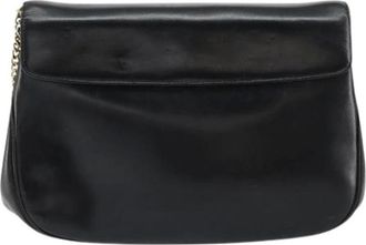 Dior Pre-owned Shoulder Bags, female, Black, Size: ONE SIZE Pre-owned Vintage Chain Flap Shoulder Bag