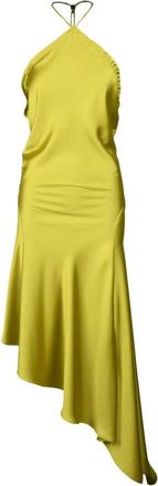 The Attico Dames, Jurken, Groen, Maat: XS Poliester