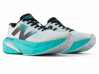 New Balance Womens Fuelcell Supercomp Trainer V3 Shoe In White/cyber Jade