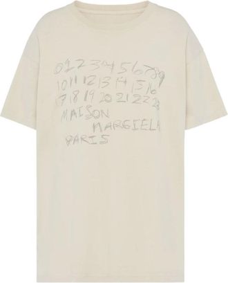 Maison Margiela Mujer, Camisetas, Beige, Talla: XS
