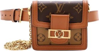 Louis Vuitton Dauphine Bumbag Reverse Monogram Canvas BB belt bag - Bruin