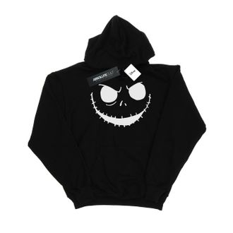 Disney Heren Nightmare Before Christmas Jacks Face Bold Hoodie (Zwart)