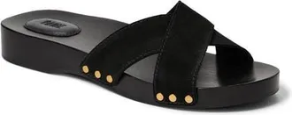 Paige Inez Slide Sandal in Black at Nordstrom, Size 10.5