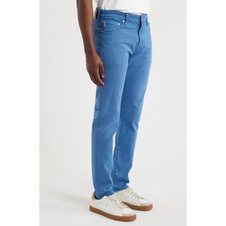 AG - Adriano Goldschmied Tellis Slim Fit Jeans in 7 Years Sulfur Soft Blue at Nordstrom, Size 31 X 32