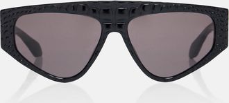 Alaia Ala&iuml;a Gafas de sol flat-top Lettering Logo