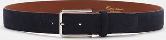 Santoni Men - Belt dark navy
