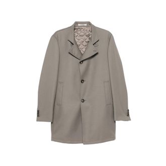 Tagliatore Gordon High-neck Button-up Coat