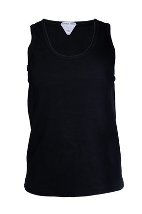 Bottega Veneta Bottega Veneta, geribbelde tanktop in zwart
