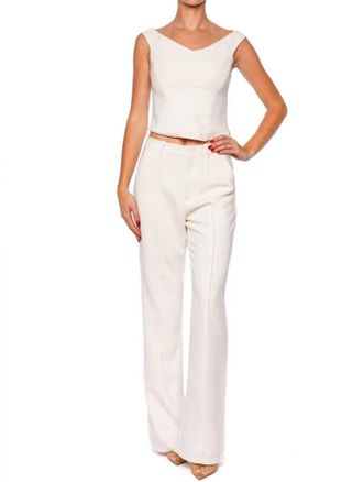 Jonathan Simkhai Emri Off-The-Shoulder Top In Ivory