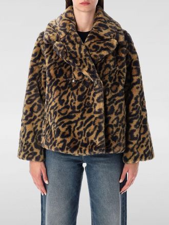 A.P.C. Fur Coat A. P.C. Woman color Multicolor