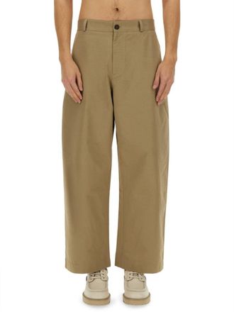 STUDIO NICHOLSON High-Waisted Slim Curved Pants