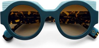Etnia Barcelona Izzi TQHV Womens Sunglasses Blue Size 48