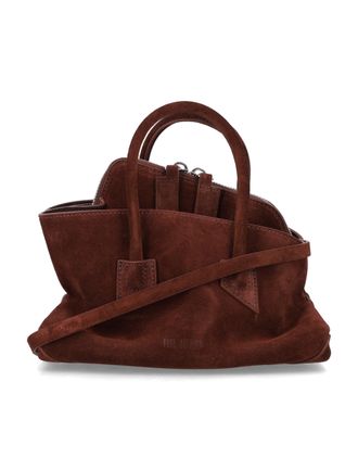 The Attico La Passeggiata Mini Suede Handbag
