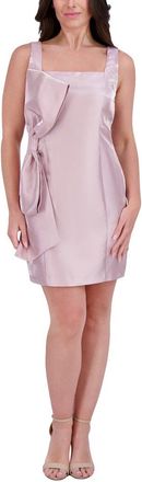 Kensie Shimmer Solid Twill Mini Dress