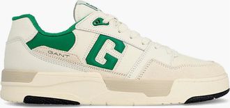 GANT Mens Brookpal Sneaker - Off White / Green - Size: 8.5