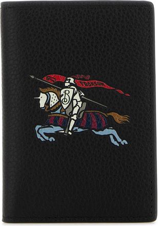 Burberry Black Leather Card Holder