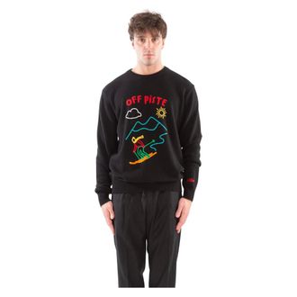 MC2 Saint Barth Off Piste Jumper - male - MC2 Saint Barth - Round-neck Knitwear - Black - XL - Knitwear