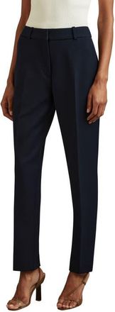 Reiss Gabi Slim Fit Pants in Black at Nordstrom, Size 12