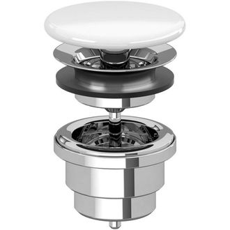 Villeroy & Boch Villeroy & boch afvoerplug niet afsluitbaar keram. deksel wit alp