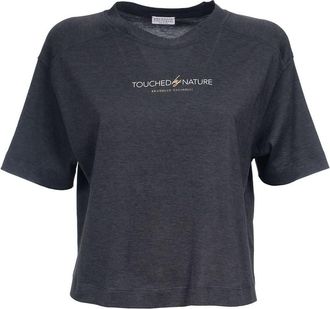 Brunello Cucinelli Dark Grey Cotton Shirt, Size X-Small