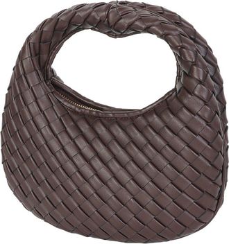 Tiffany & Fred Hand-Woven Leather Mini Hobo Bag