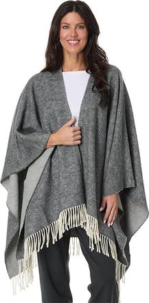 Eileen Fisher Poncho Womens Clothing Ash, Cotton