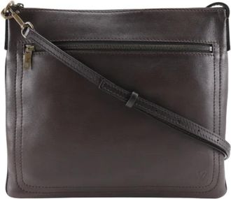 Louis Vuitton Tweedehands leren Louis Vuitton tassen - Dames - Vintage Schoudertas - Bruin - ONE Size - Leer - Vintage