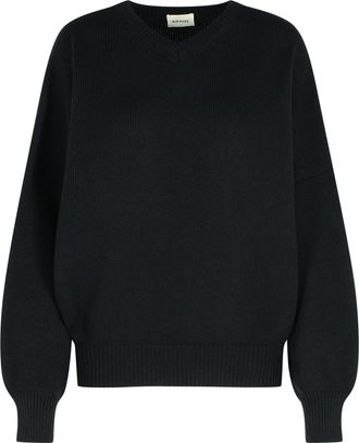 Khaite Wolfe Black Cashmere Sweater