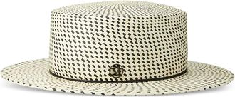 Maison Michel Hoed met patroon - Beige