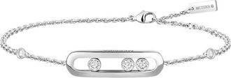 Messika Baby Move 18k White Gold Diamond Bracelet
