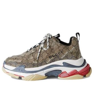 Balenciaga x Gucci Triple S Sneaker The Hacker Project Beige 681066-ULZ10-9795