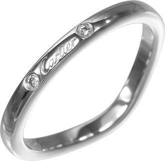 Cartier Platinum 950 Band Ring (Pre-Owned)