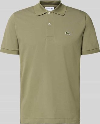 Lacoste Regular Fit Poloshirt aus Baumwoll-Mix in Khaki, Gr&ouml;&szlig;e XXXL