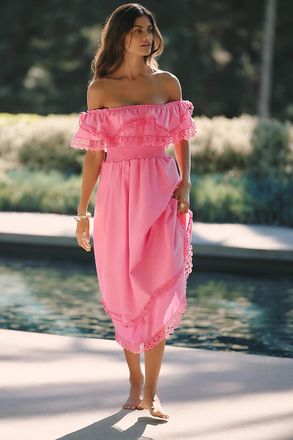Peixoto Wyatt Strapless Midi Dress