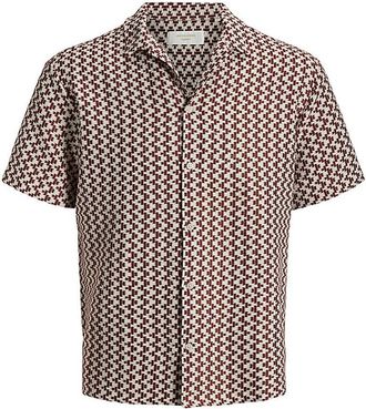 Jack & Jones Jack & Jones Montauk Crochet Shirt - Red