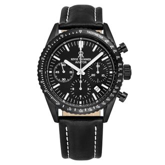 Revue Thommen Aviator Chronograph Automatic Black Dial Mens Watch 17000.6577