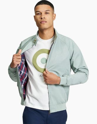 Ben Sherman Mens Ben Sherman Mens Signature Harrington Jacket - Green - Size: 38/Regular