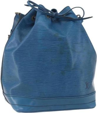 Louis Vuitton Pre-owned Bucket Bags, female, Blue, Size: ONE SIZE Pre-owned Bucket Bag