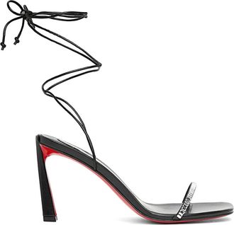 Christian Louboutin Schoenen, Dames, Zwart, 38 EU, High Heel Sandalen